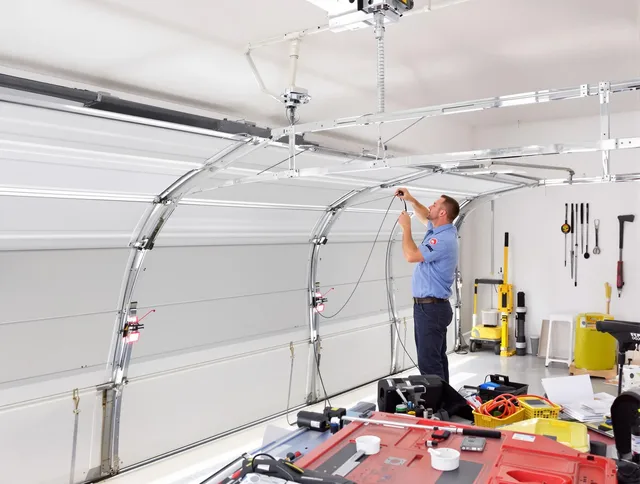 Garage door cable repair service by Norton Garage Door Repair in Norton
