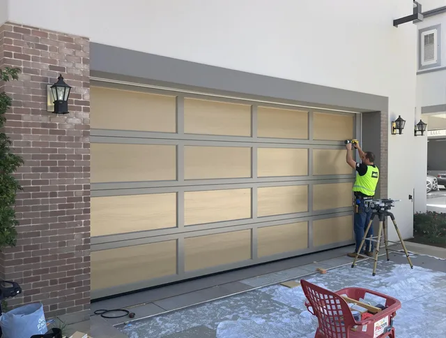 Garage door replacement service by Norton Garage Door Repair in Norton